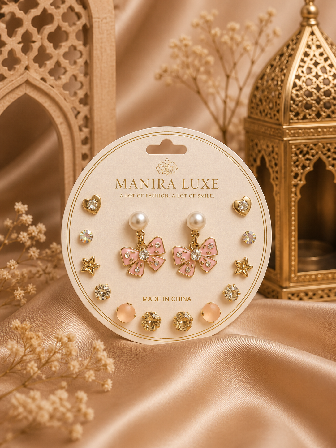 7-Pair Random Everyday Earrings Collection