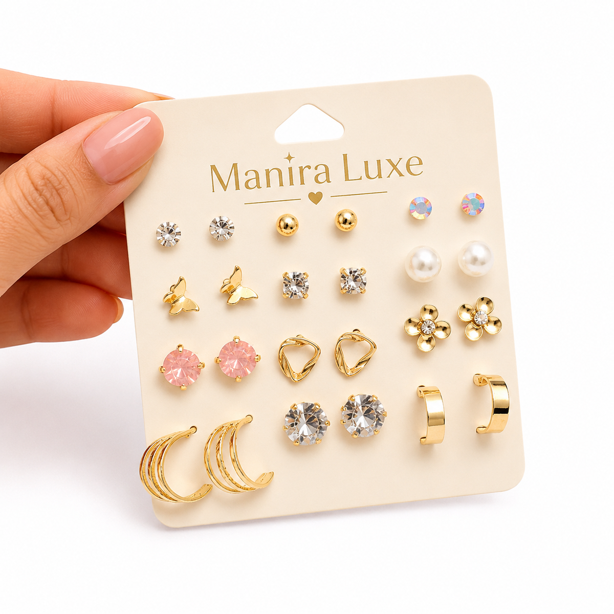 12-Pair Random Earrings Surprise Set