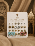 Set of 12 Earrings