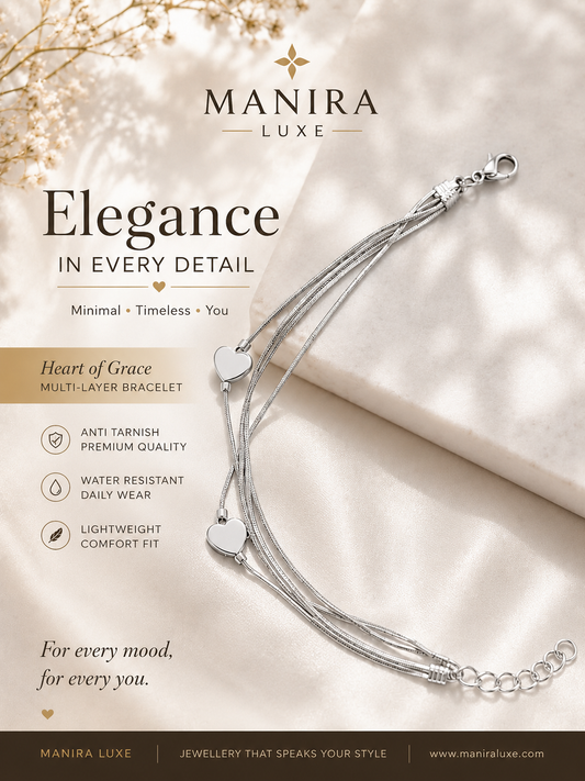 Silver Adjustable Chain-style Bracelets