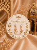 Pair of 7 earrings