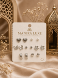 7 pair of earrings