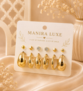 6 Pairs of Earrings