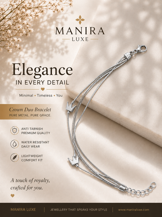 Silver Adjustable Chain-style Bracelets