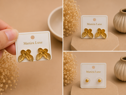 Classic Gold Stud Earrings