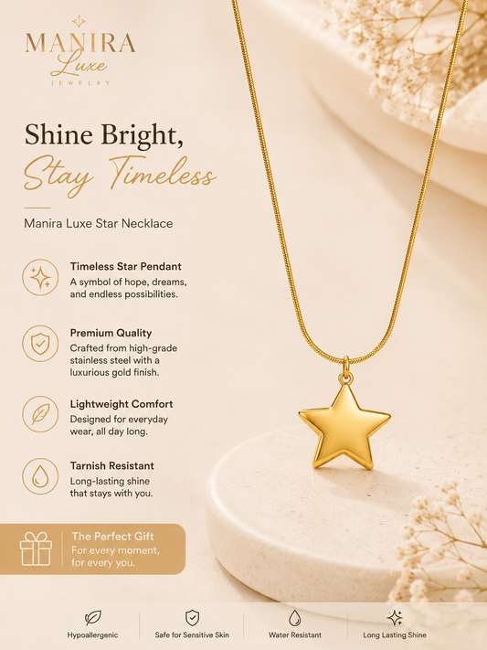 Star pendant and chain