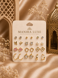Set of 12 Earrings